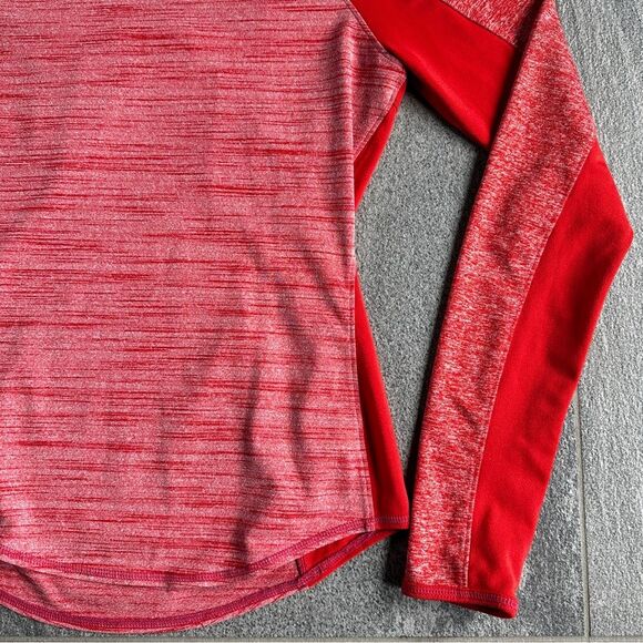 Athleta Running Wild Mix Crew Long Sleeve Scoop-neck Top Thumbholes XS - Picture 5 of 15